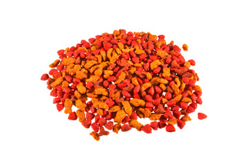 cat food isolated on white background