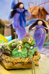 felt toys at craft fair