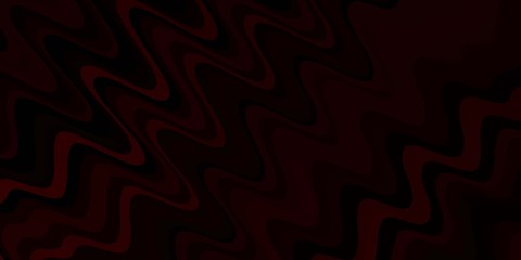 Dark Red vector background with lines. Brand new colorful illustration with bent lines. Pattern for websites, landing pages.