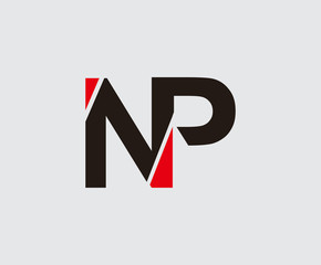 Creative N, P and NP Technology Letter Logo