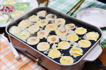自宅で作るたこ焼き