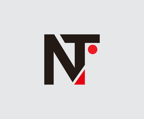 Creative N, T and NT Technology Letter Logo