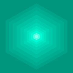 Emerald hexagon abstract background textures pattern graphic design vector illustration modern style 