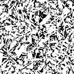 Grunge background black and white. Abstract vector texture of scratches, dirt