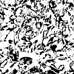 Grunge background black and white. Abstract vector texture of scratches, dirt