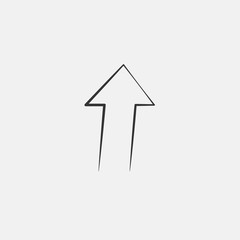 up arrow icon vector illustration symbol
