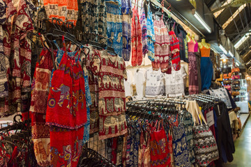Various type of colorful children costume selling at the Chatuchak weekend market in...