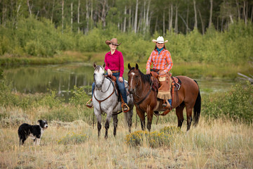 Mother Daughter Cowgirls