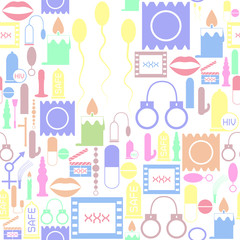 sex toy seamless pattern background icon. - 313211197