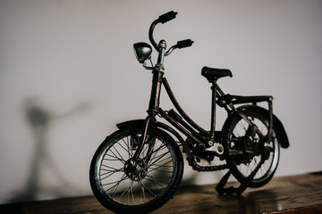 Fototapeta na wymiar vintage bicycle miniature