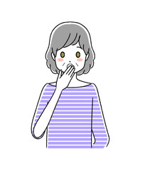 高齢女性　ジェスチャー