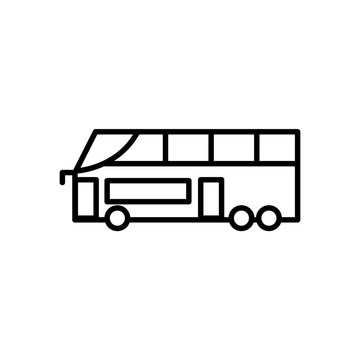bus icon vectoe illustration design logo temolate eps -10