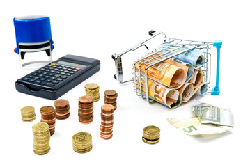 concept: loan, investment, pension, saving money, financing, collateral, debt, mortgage, financial...