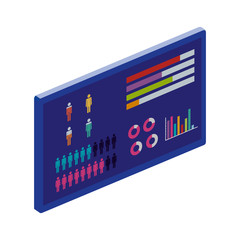 infographic graphics report isolated icon