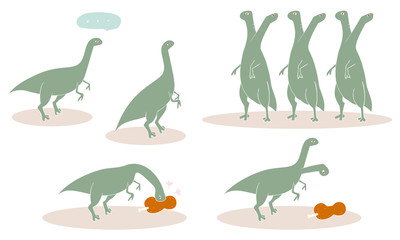 恐竜エオラプトルのイラスト