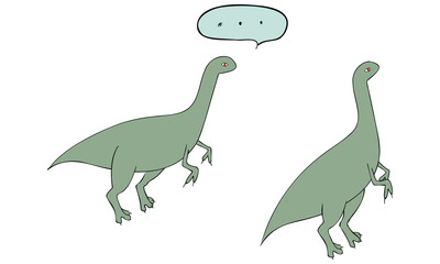 恐竜エオラプトルのイラスト