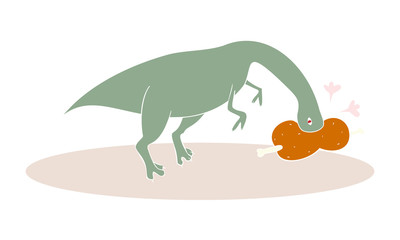 恐竜エオラプトルのイラスト