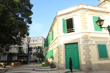 European Architecture in Largo de Santo Agostinho (St. Augustine’s Square), Macau