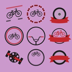 Bike logo, bike shop logo, bicycle logo collection