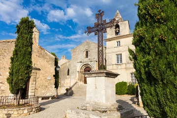 Fototapeta na wymiar Church in Les Baux-de-Provence, Provence, France