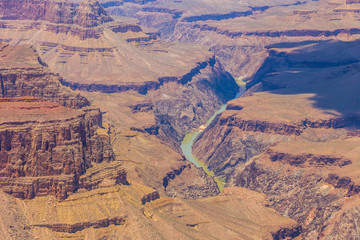 The Colorado River in the Grand Canyon, Arizona, USA.