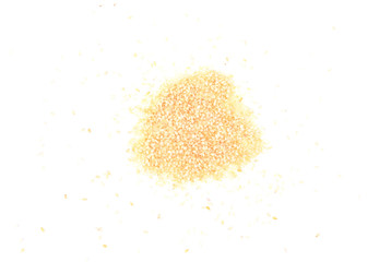 Fototapeta na wymiar Sesame seeds isolated on white background top view