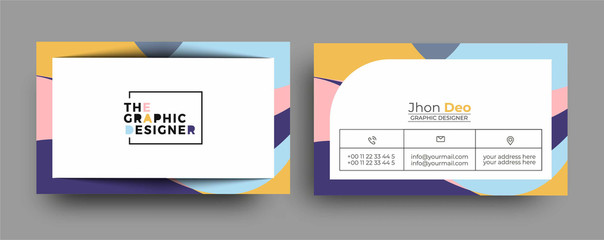 Business Card - Creative and Clean Modern Business Card Template.