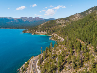 Obraz na płótnie Canvas Aerial of Emerald Bay, Lake Tahoe, Nevada