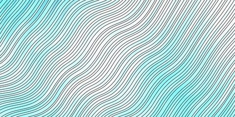 Light Blue, Green vector backdrop with bent lines. Illustration in halftone style with gradient curves. Template for cellphones.