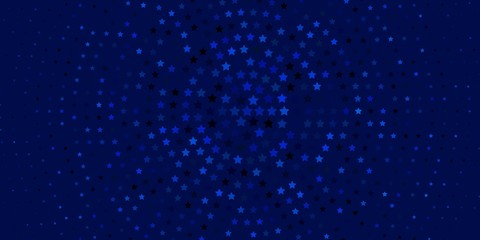 Light BLUE vector texture with beautiful stars. Blur decorative design in simple style with stars. Best design for your ad, poster, banner.