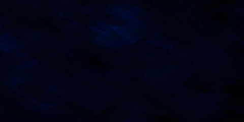 Fototapeta premium Dark BLUE vector texture with poly style with cubes.