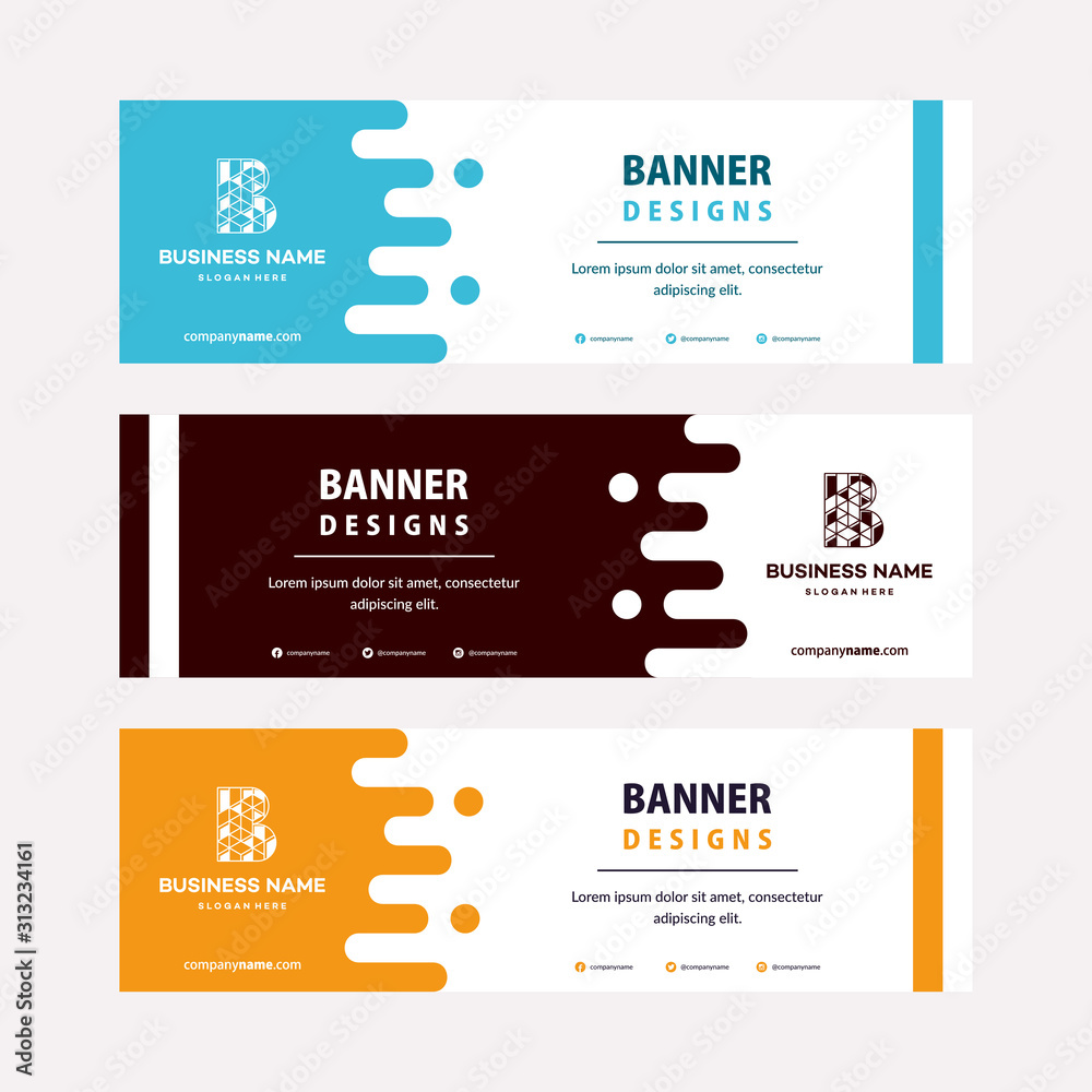 Canvas Prints flat designs web banners template with diagonal elements for a photo. universal design for advertisi