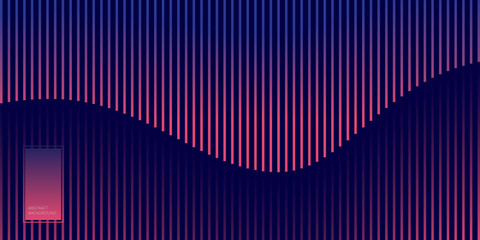 Colored background of vertical lines, vector