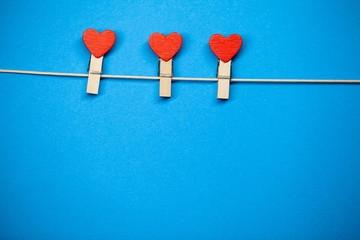 Valentines day background. Empty place for copy space for text