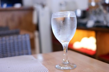Cold drink in a glass