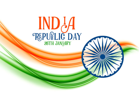 abstract indian republic day flag concept  banner design