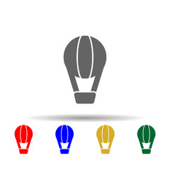 Obraz premium Cargo, railroad, wagon multi color style icon. Simple glyph, flat vector of transport icons for ui and ux, website or mobile application