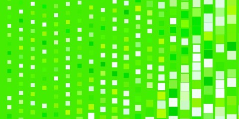 Light Green vector layout with lines, rectangles. Rectangles with colorful gradient on abstract background. Pattern for commercials, ads.