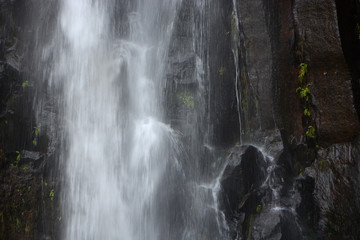 Fototapeta na wymiar visiting the waterfalls and levadas of Madeira, Portugal