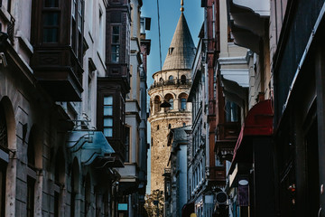 Galata Tower view , İstanbul Turkey