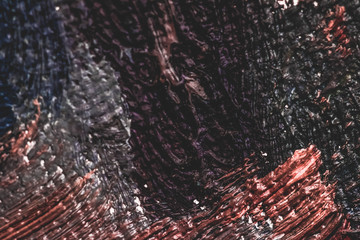 Abstract vintage brush strokes on canvas background, oil painting impressionism art backdrop, paint...
