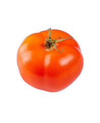 Tomato on white isolated background