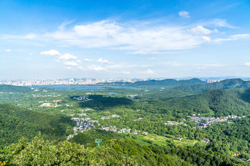 landscape of west lake in hangzhou china