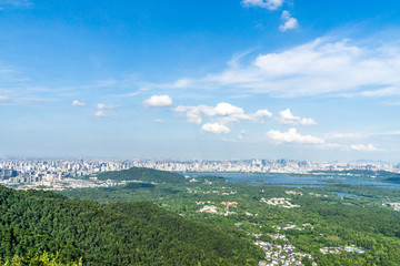 landscape of west lake in hangzhou china