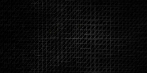 Dark Gray vector template with lines. Gradient illustration with straight lines in abstract style. Pattern for ads, commercials.