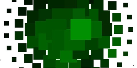 Light Green vector texture in rectangular style. Rectangles with colorful gradient on abstract background. Pattern for commercials, ads.