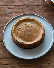 手作りのカフェオレチーズケーキ