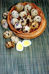Obraz na płótnie Canvas Quail eggs are considered a delicacy