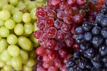 The Colorful of the various grape varieties is the product of agriculture.