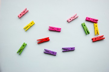 A clothespin  or clothes peg is a fastener used to hang up clothes for drying, usually on a clothes line. Clothespins often come in many different designs